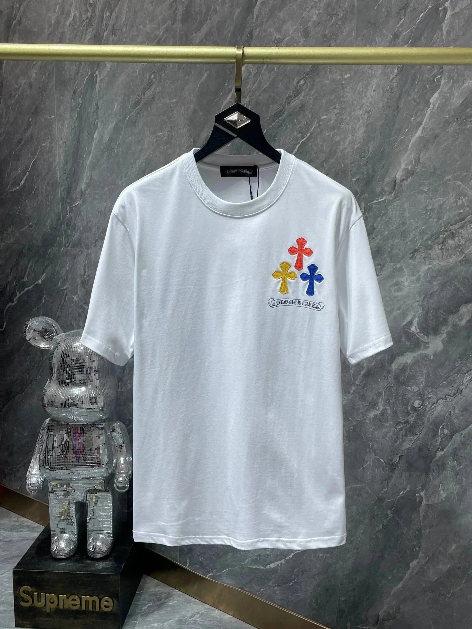Chrome Hearts T-Shirts Graphic Pocket Short-Sleeve — 18