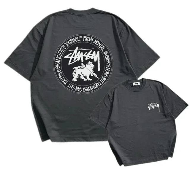 Stüssy T-Shirts Short-Sleeve Hand Graphic T-Shirt product detail image 6