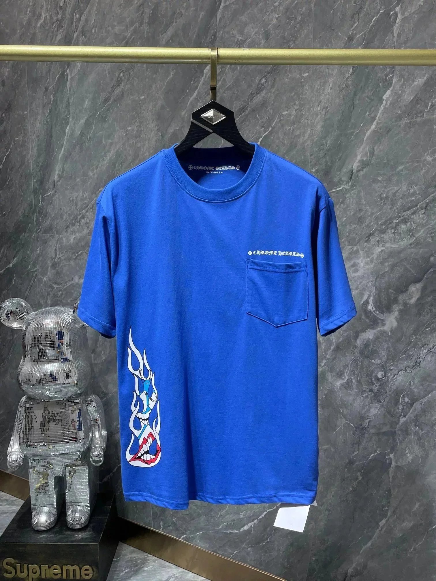 Chrome Hearts T-Shirts Graphic Pocket Short-Sleeve image 10