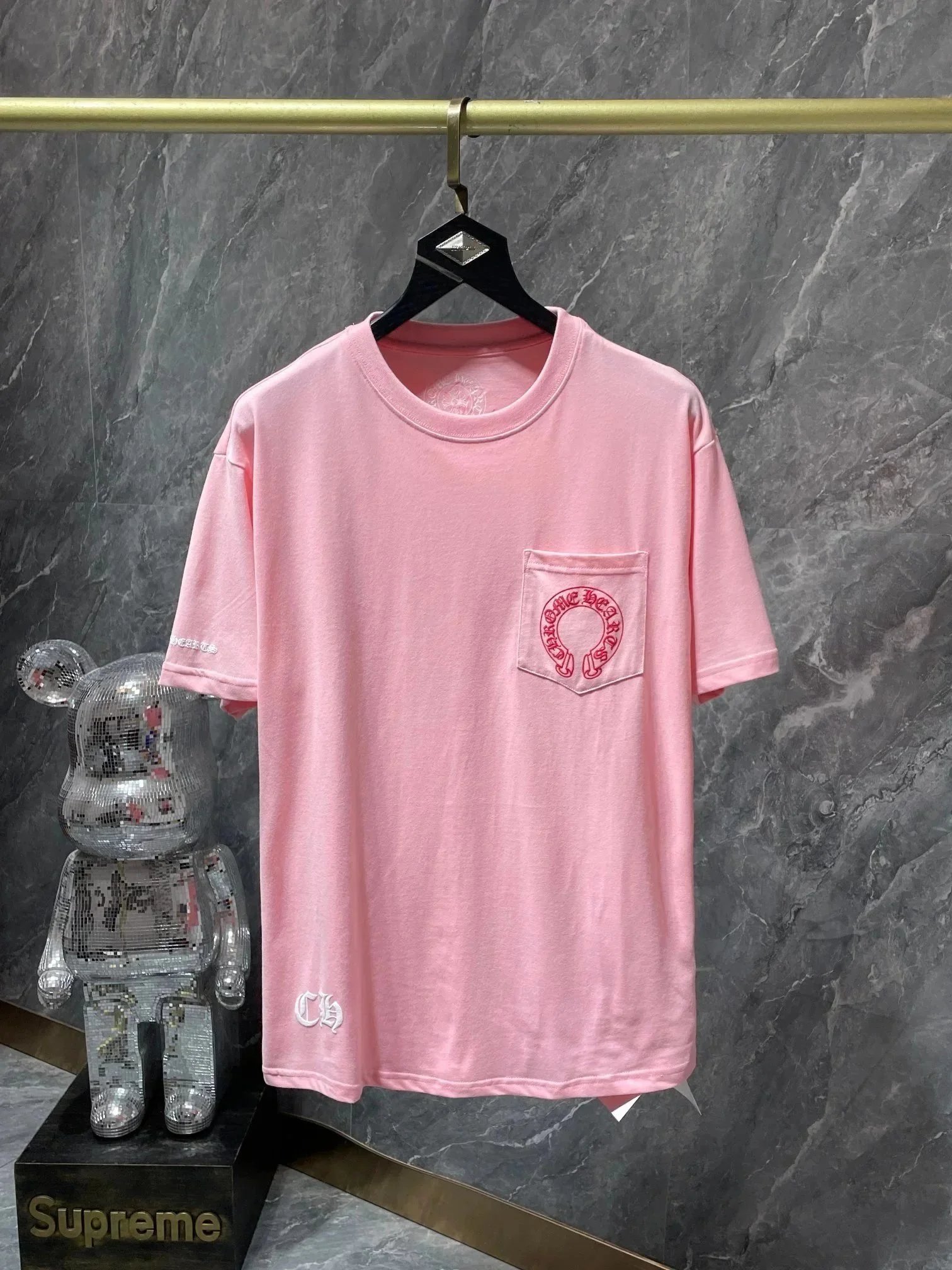 Chrome Hearts T-Shirts Graphic Pocket Short-Sleeve — 15