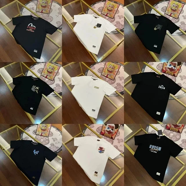 EVISU T-Shirts Short-Sleeve Logo Graphic T-Shirt product detail image 1