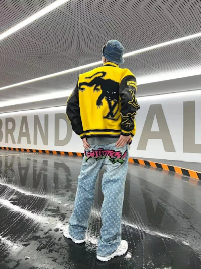 Louis Vuitton Monogram Panther Varsity Jacket