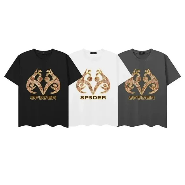 Sp5der T-Shirts Graphic-print crew-neck product detail image 5