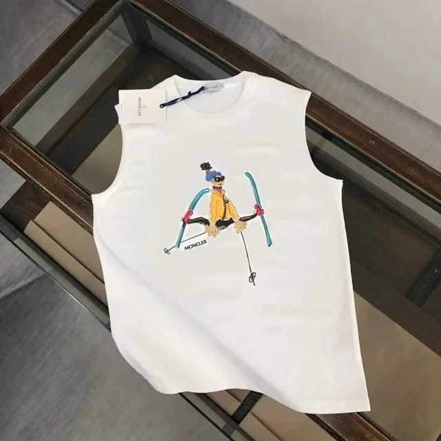 Moncler Vests Crewneck Graphic Vest product detail image 7