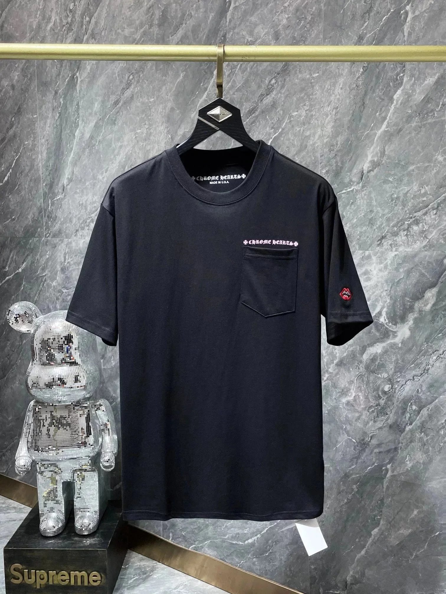 Chrome Hearts T-Shirts logo graphic short-sleeve T-shirt image 6