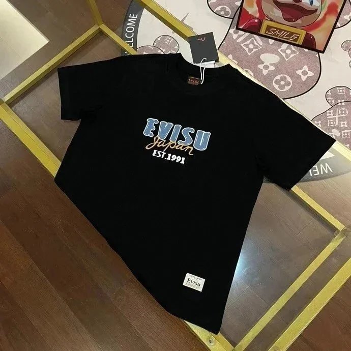 EVISU T-Shirts Short-Sleeve Logo Graphic T-Shirt image 2