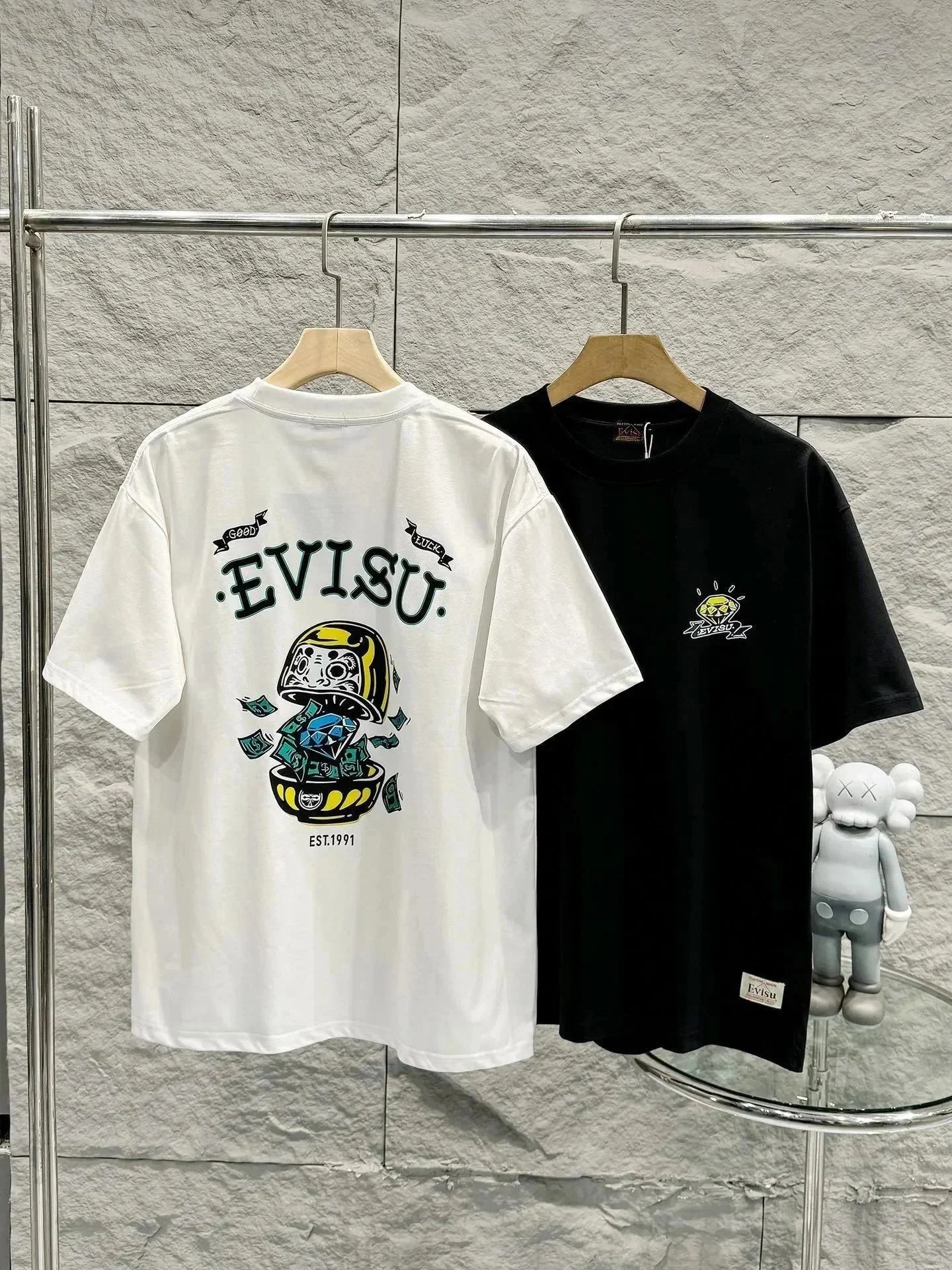 EVISU T-Shirts Short-Sleeve Logo Graphic T-Shirt image 14