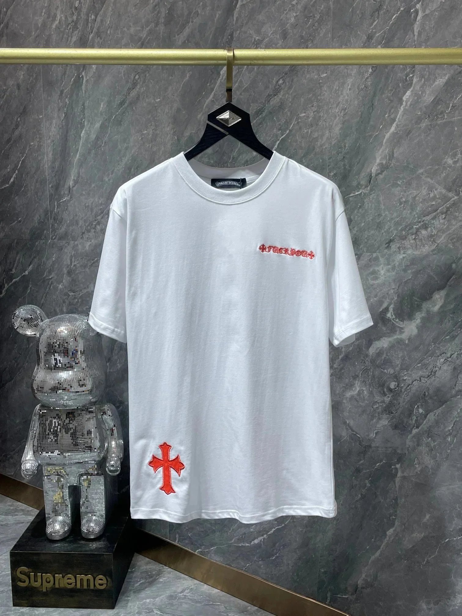 Chrome Hearts T-Shirts logo graphic short-sleeve T-shirt — 23