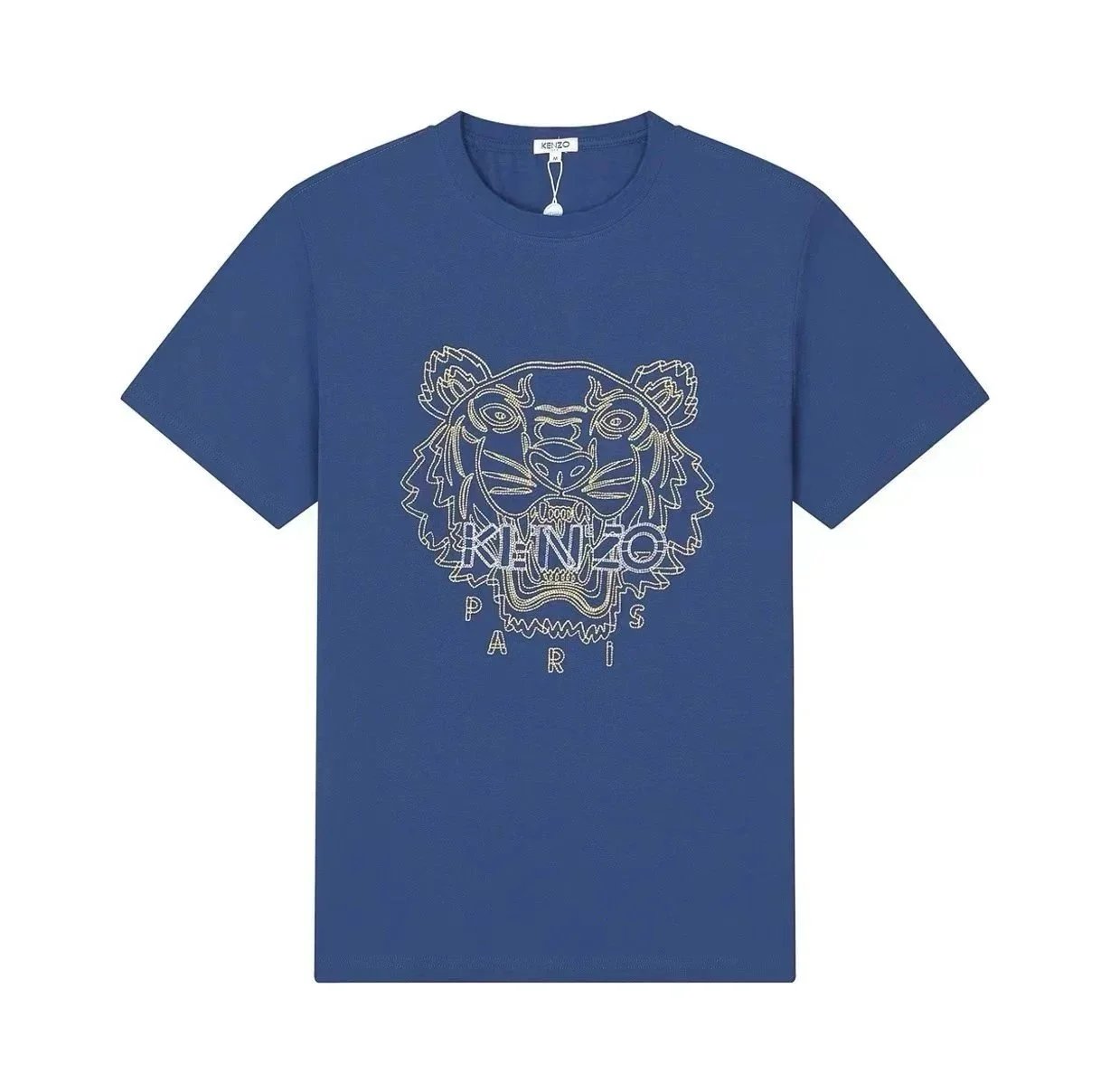 Kenzo T-Shirts Tiger Logo Embroidered Short-Sleeve T-Shirt image 13