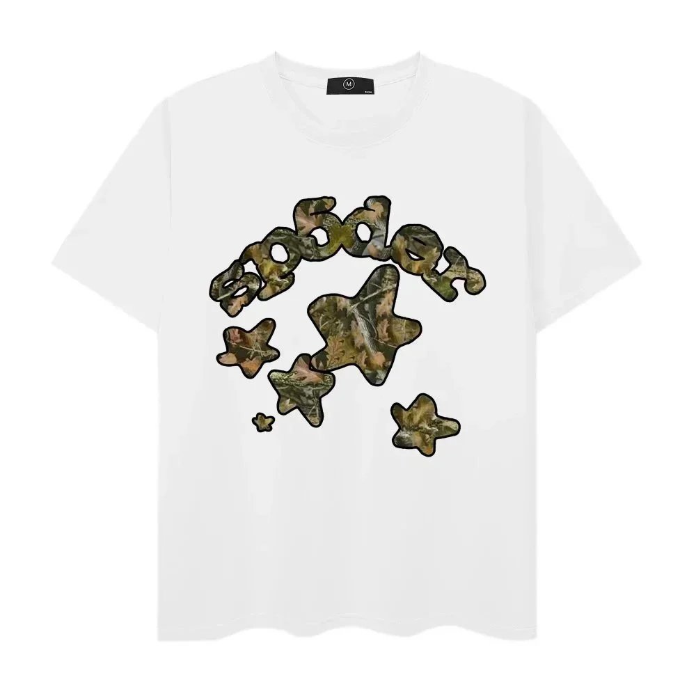 Sp5der T-Shirts Graphic-print crew-neck — 16