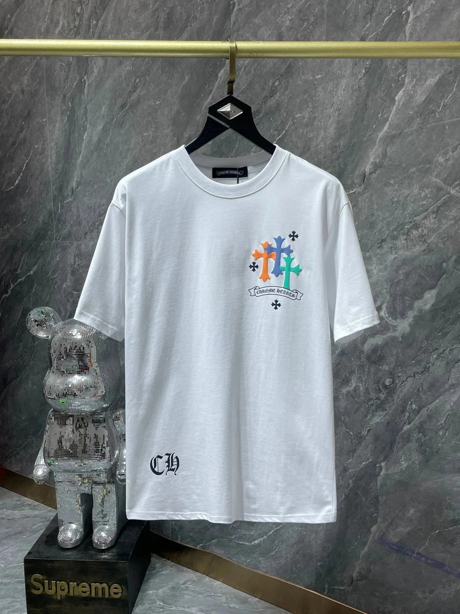 Chrome Hearts T-Shirts logo graphic short-sleeve T-shirt image 5