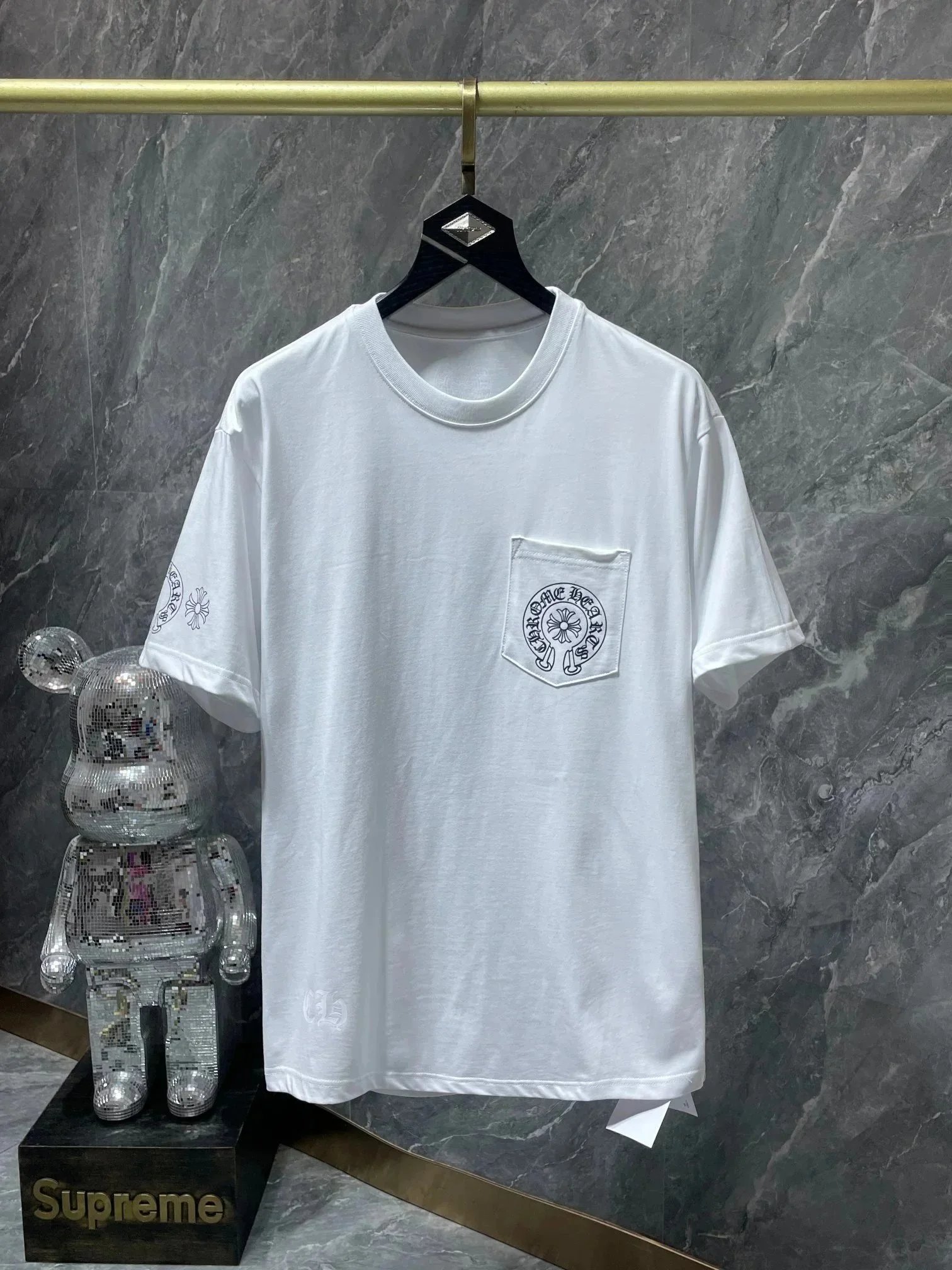 Chrome Hearts T-Shirts Graphic Pocket Short-Sleeve — 16