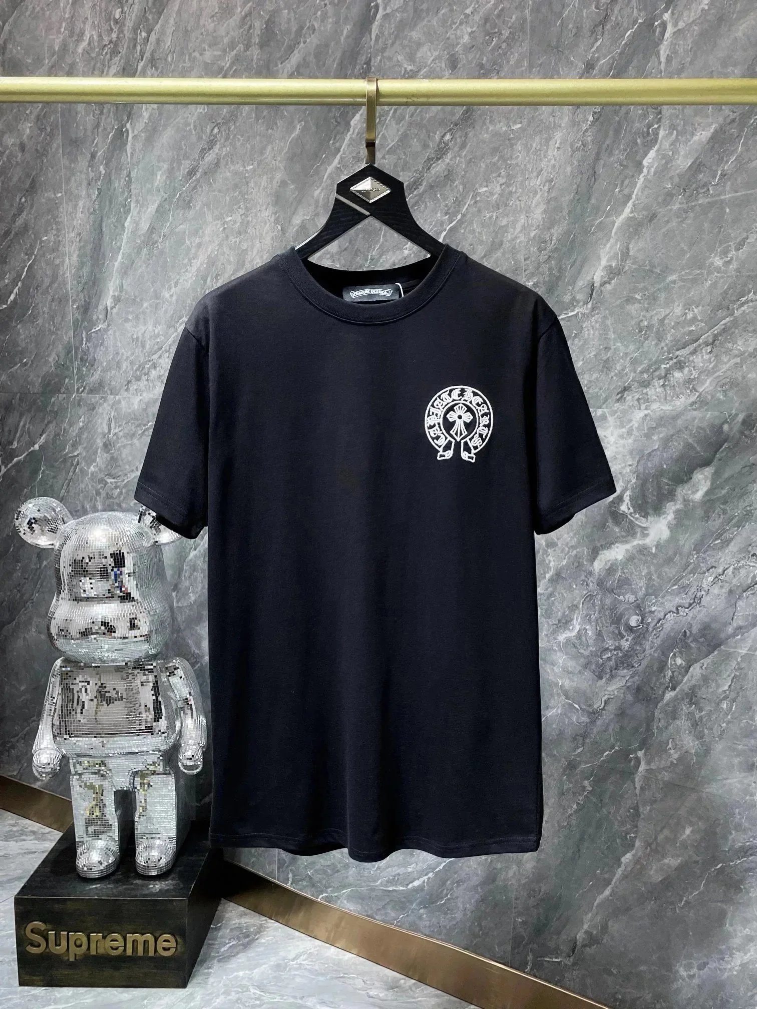 Chrome Hearts T-Shirts logo graphic short-sleeve T-shirt — 36
