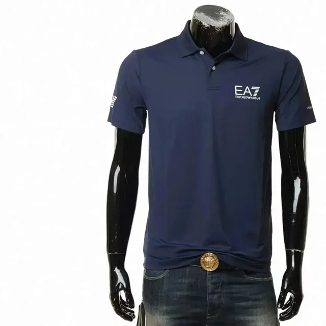 Emporio Armani Shirts EA7 short-sleeve logo polo shirt product detail image 2
