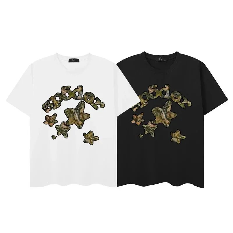 Sp5der T-Shirts Graphic-print crew-neck image 7