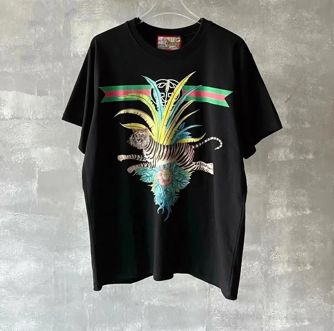 Gucci T-Shirts Graphic Print Short-Sleeve T-Shirt — 21