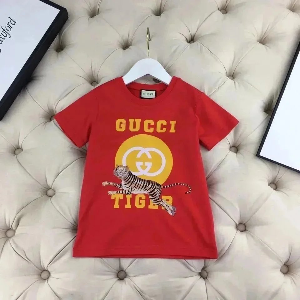Gucci T-Shirts Graphic Print Short-Sleeve T-Shirt — 31