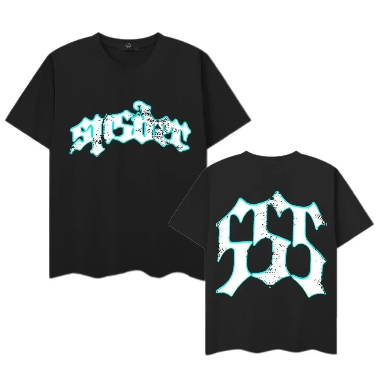 Sp5der T-Shirts Graphic-print crew-neck — 25