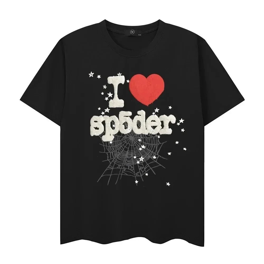 Sp5der T-Shirts Graphic-print crew-neck — 9