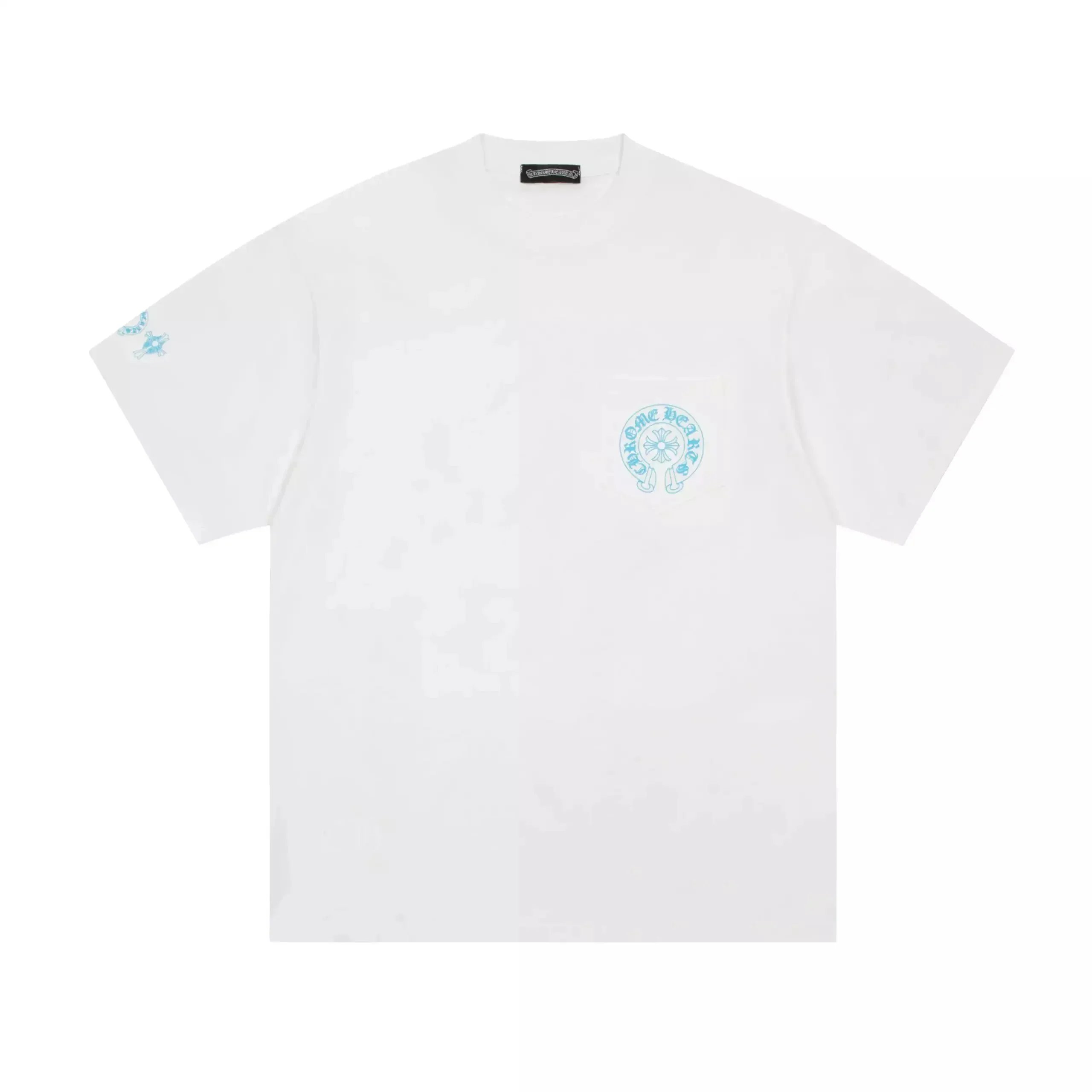Chrome Hearts T-Shirts Short-sleeve graphic T-shirt with cross motifs image 4
