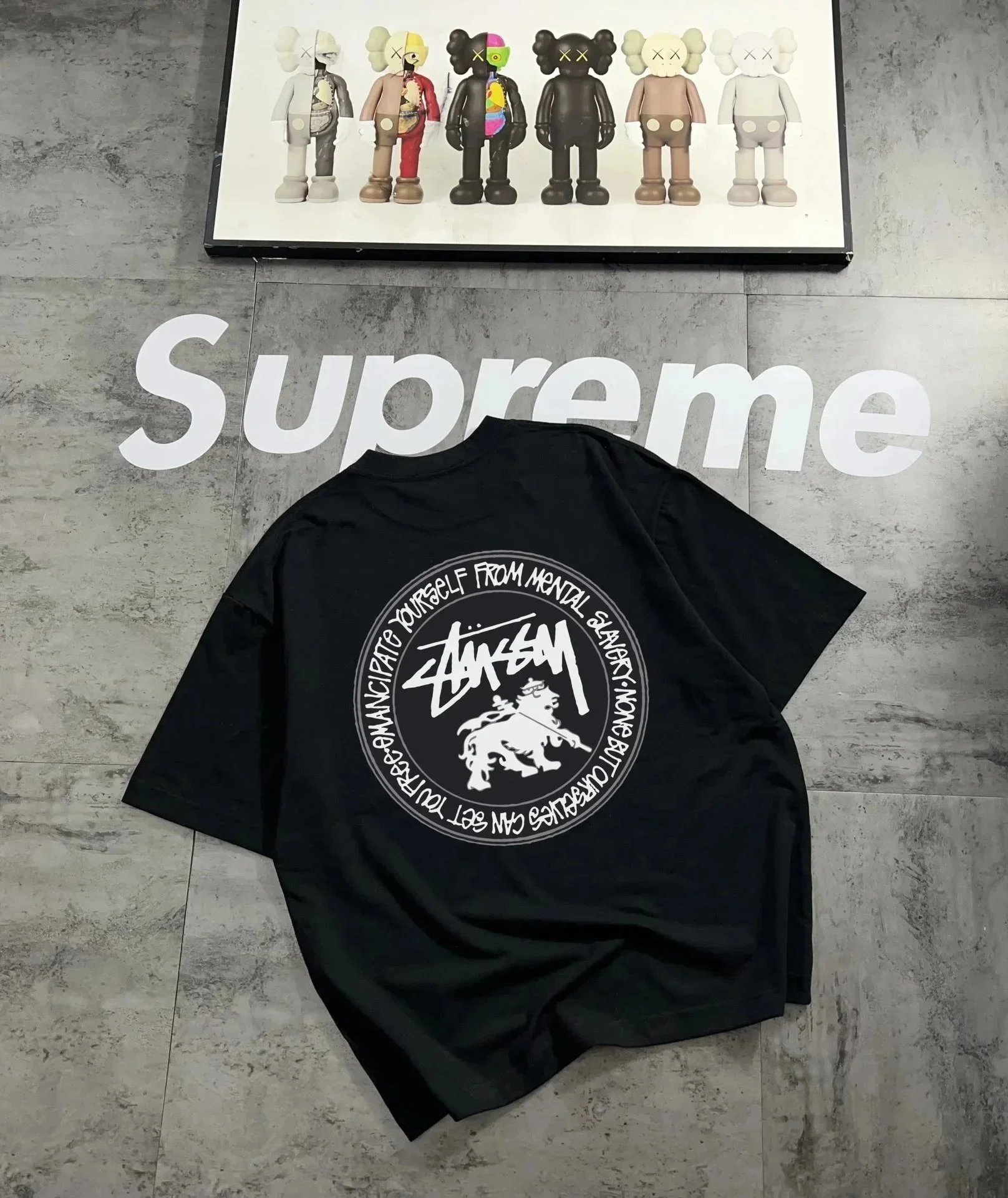 Stüssy Sticker collage and 8-ball graphic designs image 8