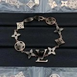 Louis Vuitton Monogram Flower & LV Logo Bracelet