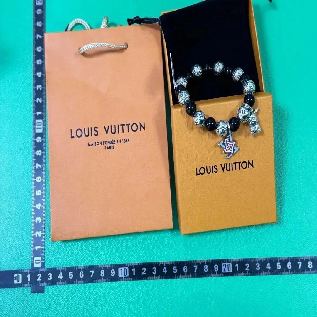Louis Vuitton Monogram Beaded Bracelet