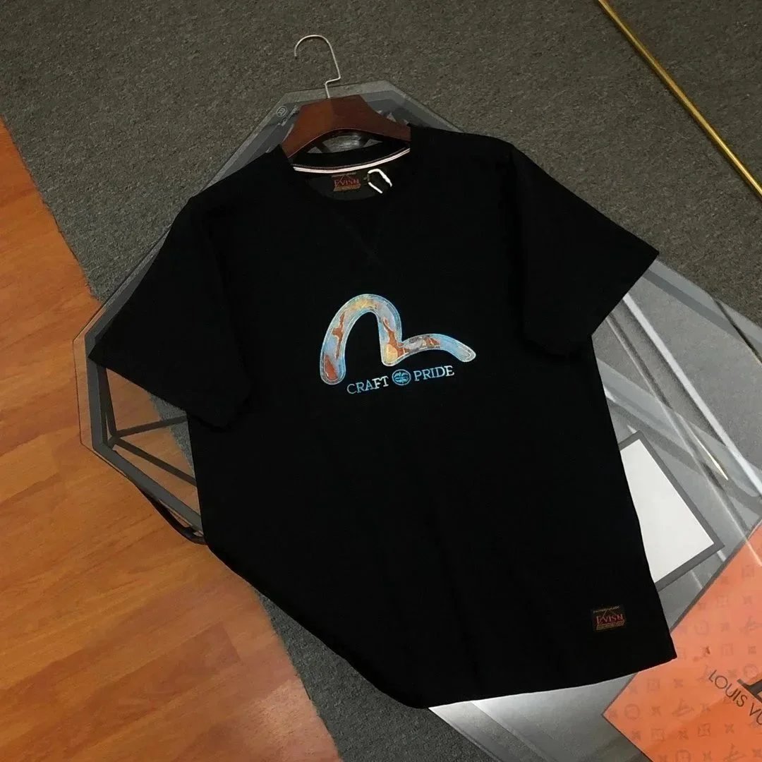 EVISU T-Shirts Short-Sleeve Logo Graphic T-Shirt — 17