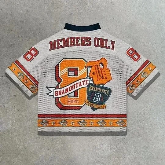 Unbranded Football Jerseys Mesh V-Neck Graphic Jersey product detail image 7
