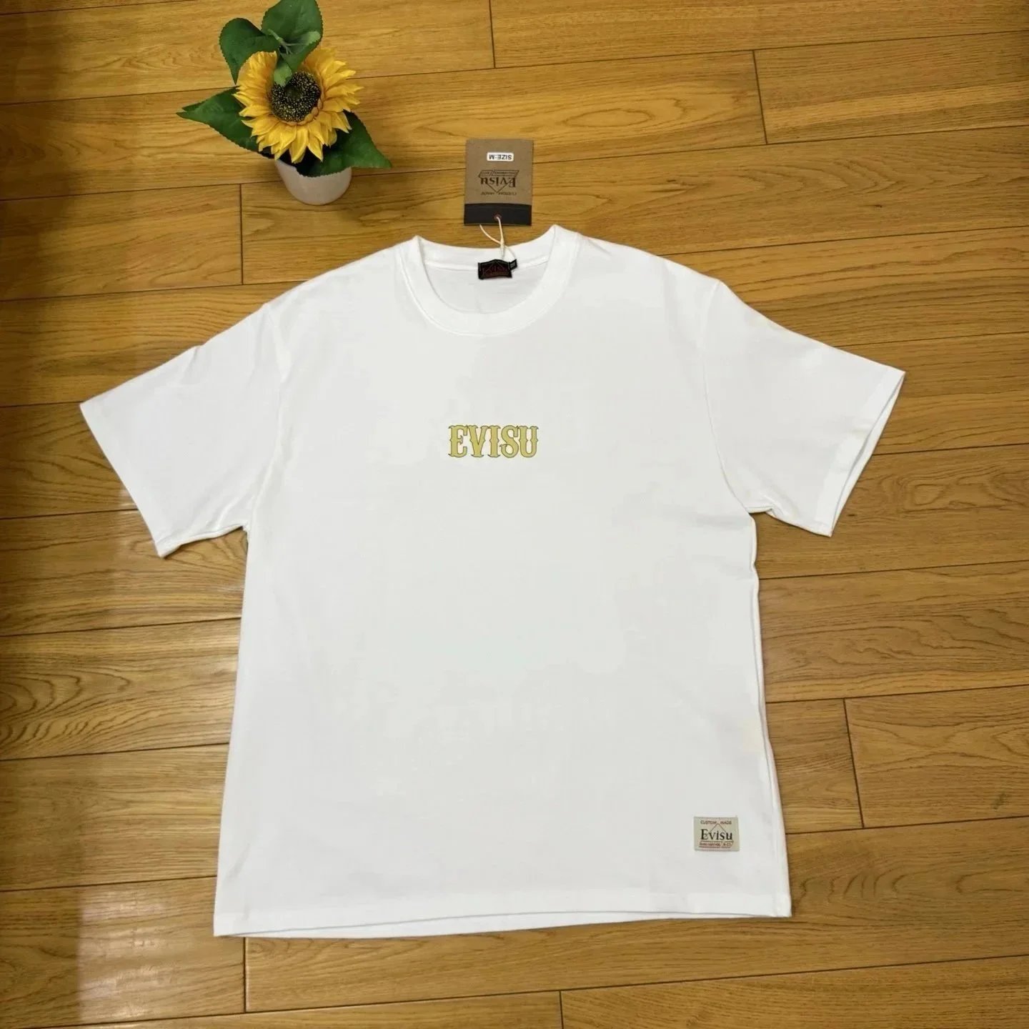 EVISU T-Shirts Short-Sleeve Logo Graphic T-Shirt — 36