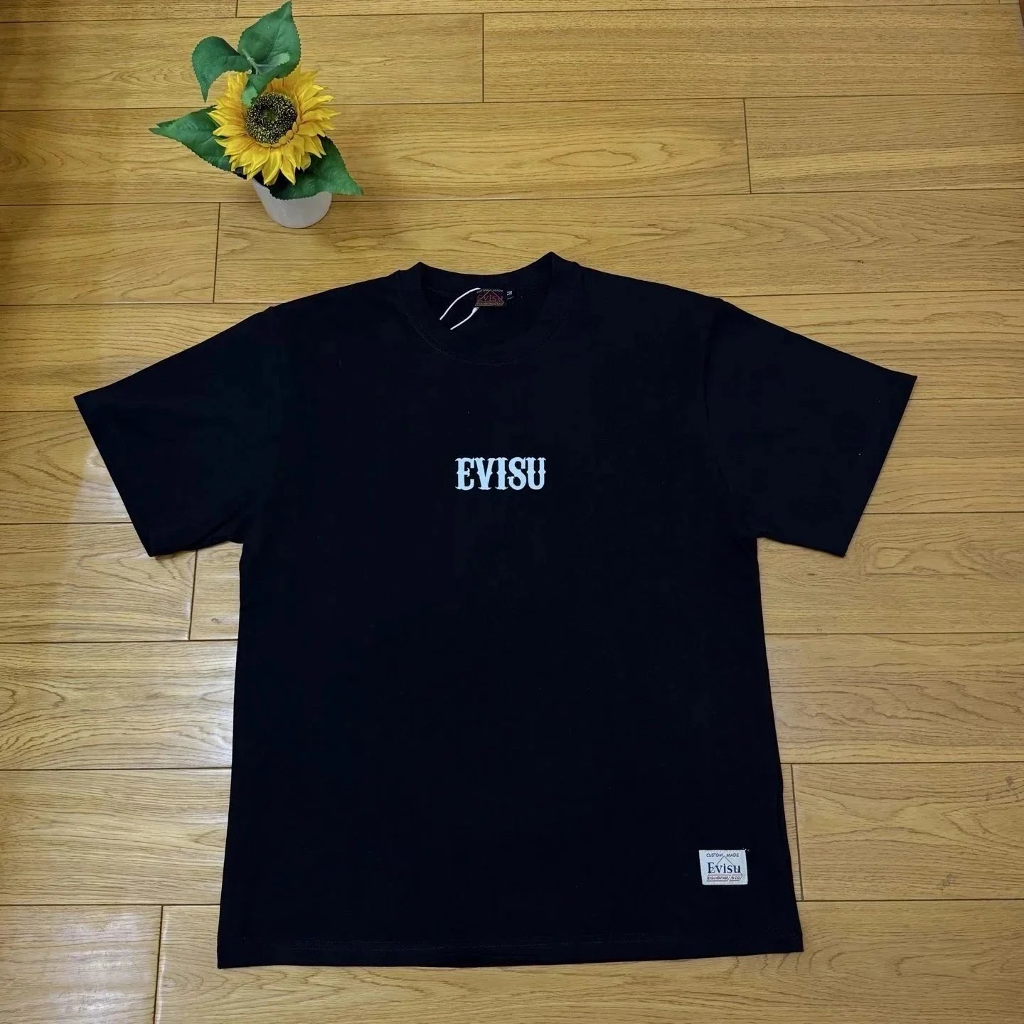 EVISU T-Shirts Short-Sleeve Logo Graphic T-Shirt — 37