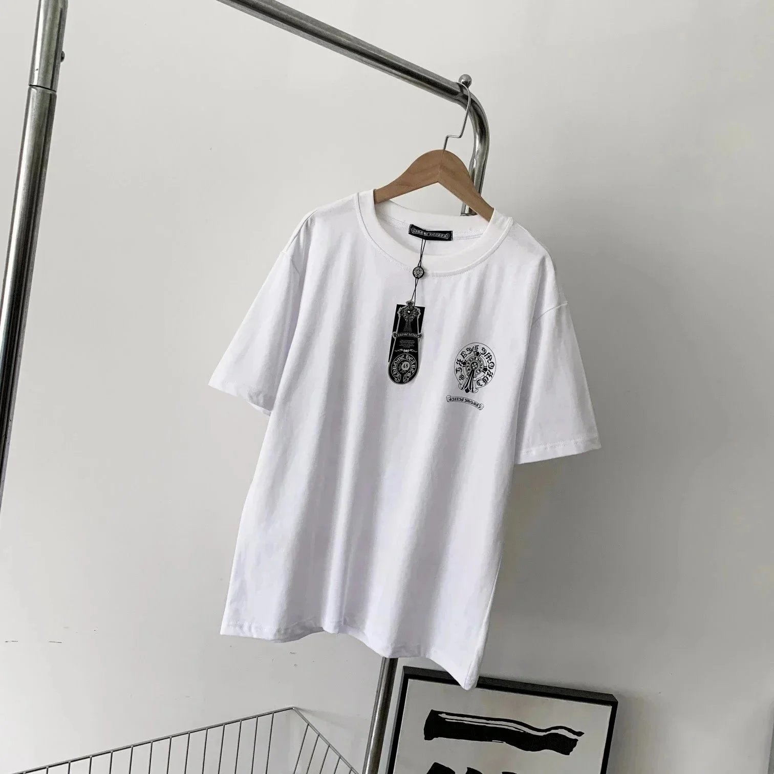 Chrome Hearts T-Shirts logo graphic short-sleeve T-shirt image 12