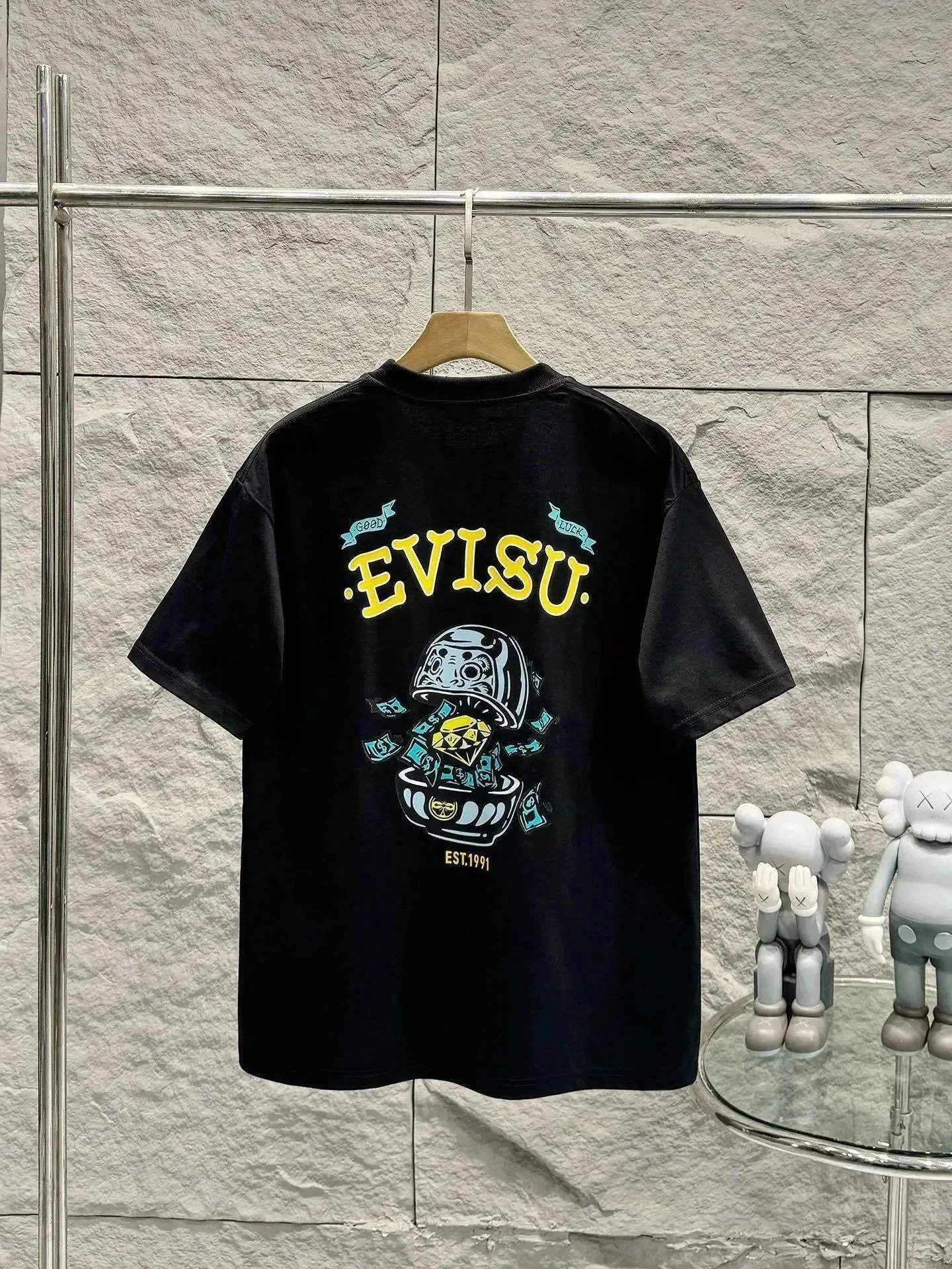 EVISU T-Shirts Short-Sleeve Logo Graphic T-Shirt — 22