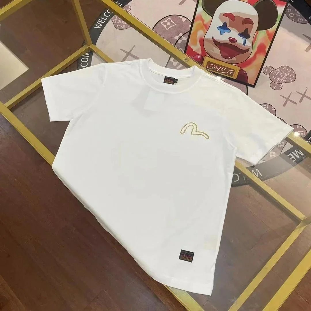 EVISU T-Shirts Short-Sleeve Logo Graphic T-Shirt — 28