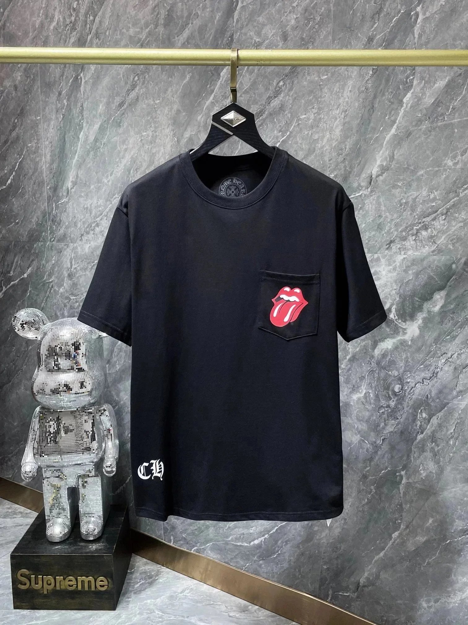 Chrome Hearts T-Shirts logo graphic short-sleeve T-shirt — 34