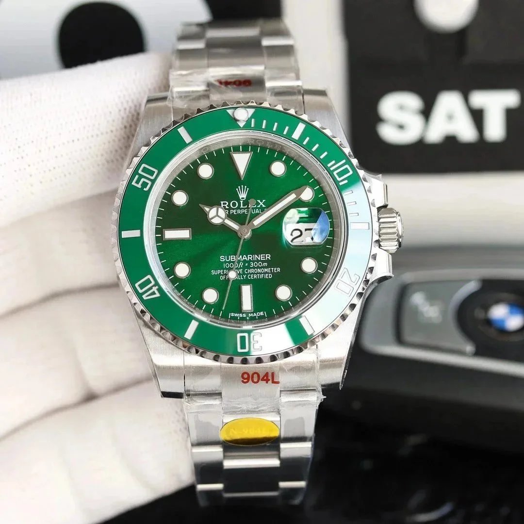 Rolex Submariner Green Dial Stainless Steel Watch [40 styles]