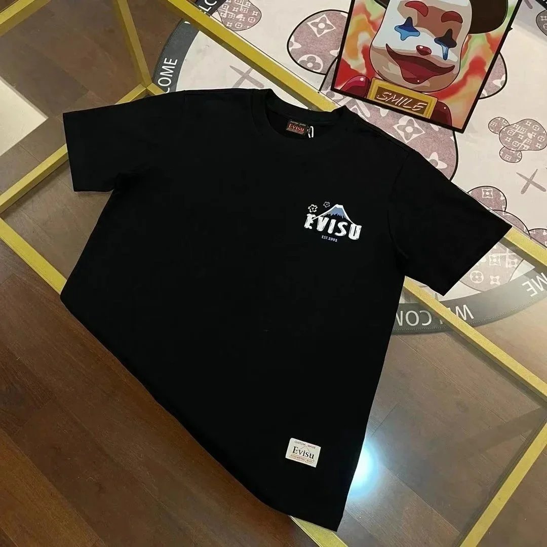 EVISU T-Shirts Short-Sleeve Logo Graphic T-Shirt — 13