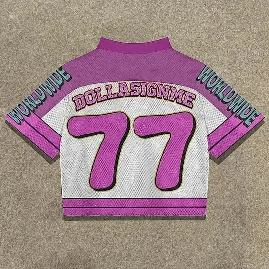 Unbranded Football Jerseys Mesh V-Neck Graphic Jersey product detail image 19