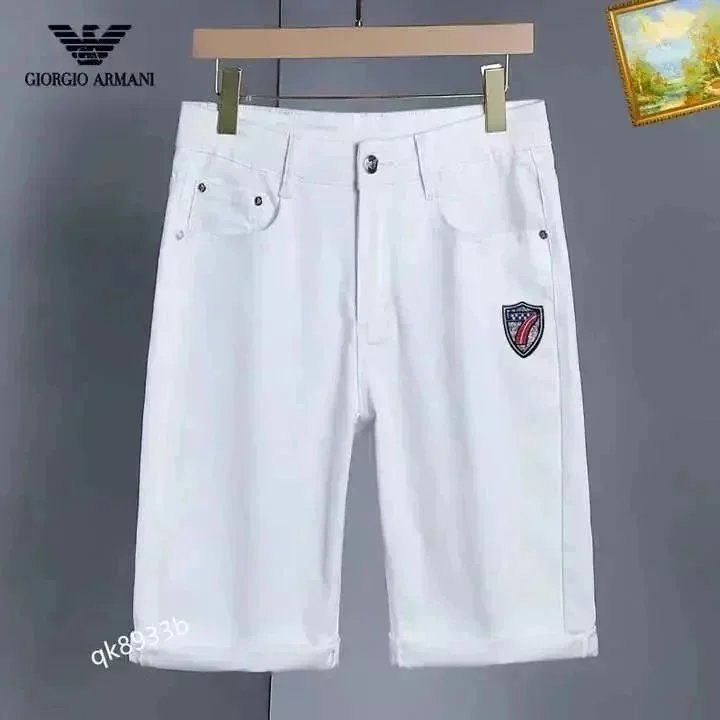 Unbranded Shorts Denim with patches and distressed details — 21 White 005