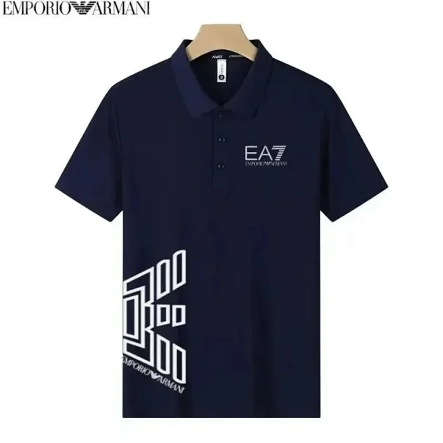 Emporio Armani Shirts EA7 short-sleeve logo polo shirt product detail image 1
