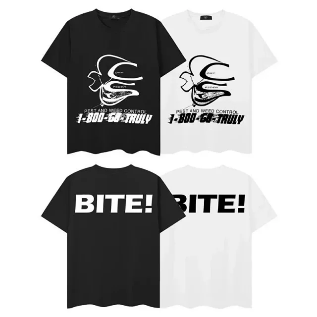 Sp5der T-Shirts Graphic-print crew-neck product detail image 2