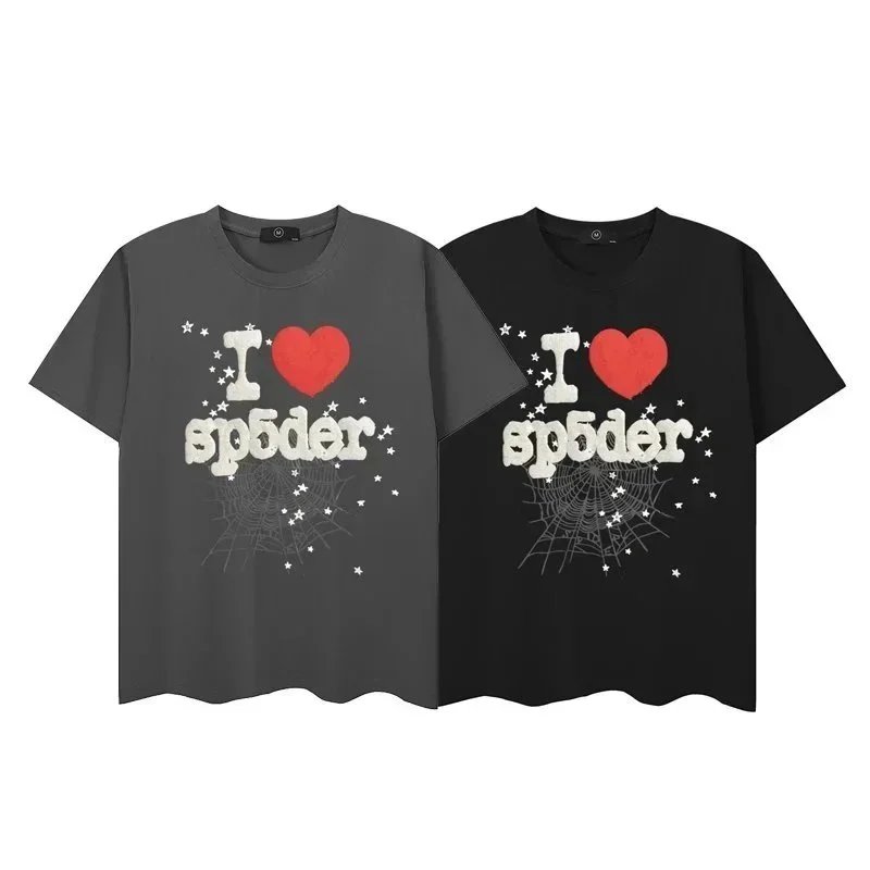 Sp5der T-Shirts Graphic-print crew-neck image 8