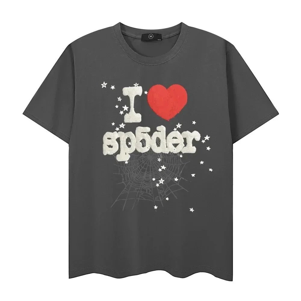 Sp5der T-Shirts Graphic-print crew-neck — 8