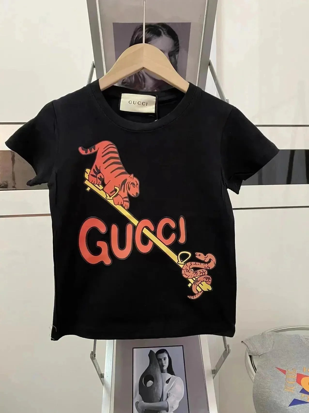 Gucci T-Shirts Graphic Print Short-Sleeve T-Shirt — 7