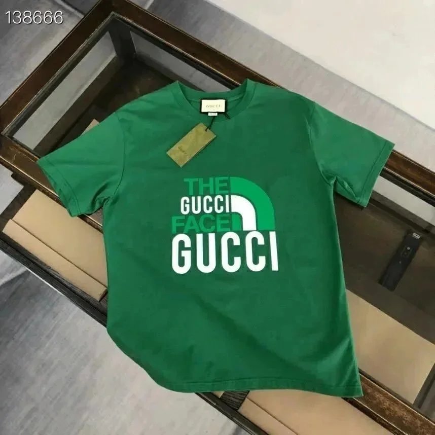 Gucci T-Shirts Graphic Print Short-Sleeve T-Shirt — 16