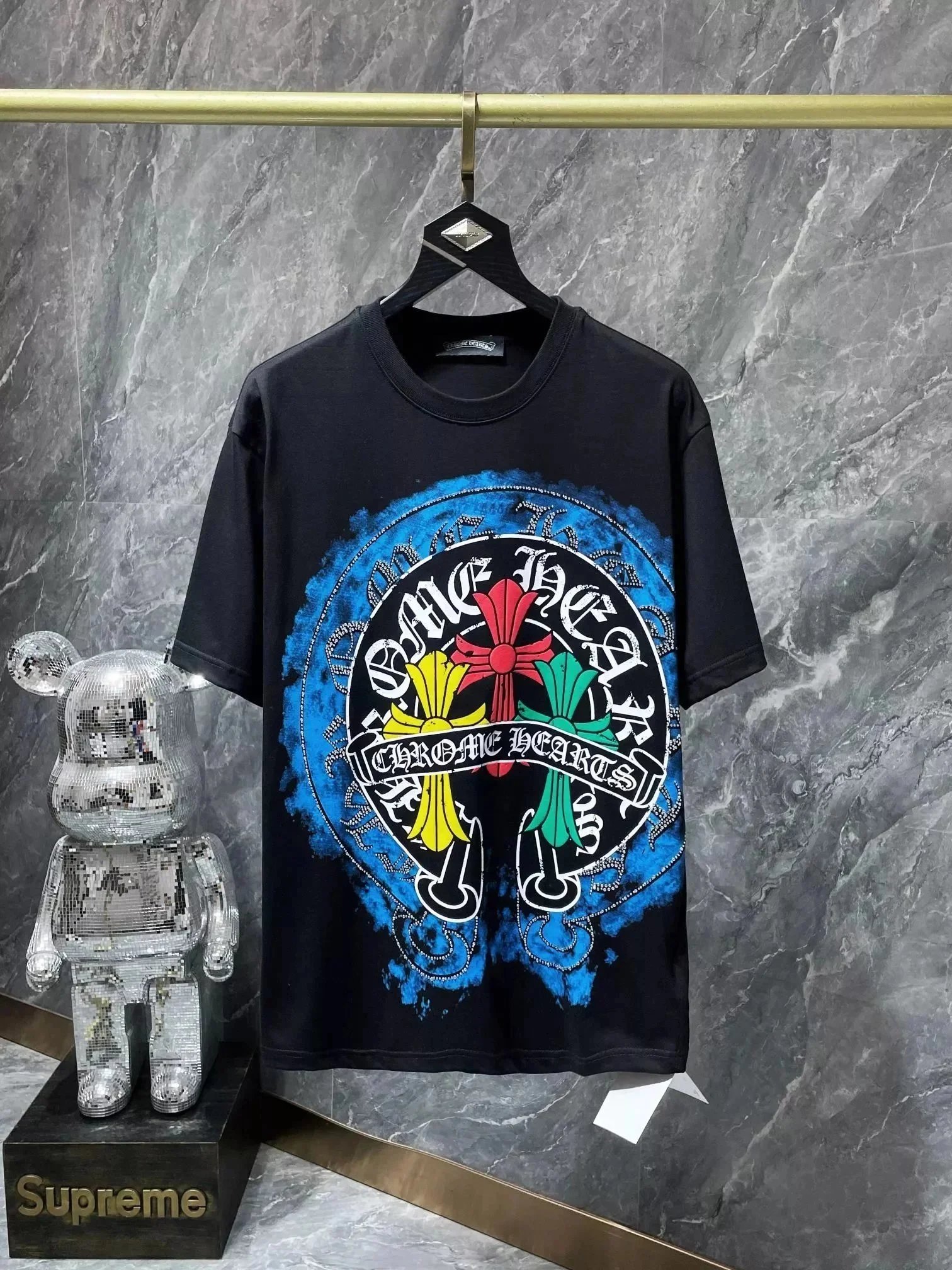 Chrome Hearts T-Shirts logo graphic short-sleeve T-shirt — 22