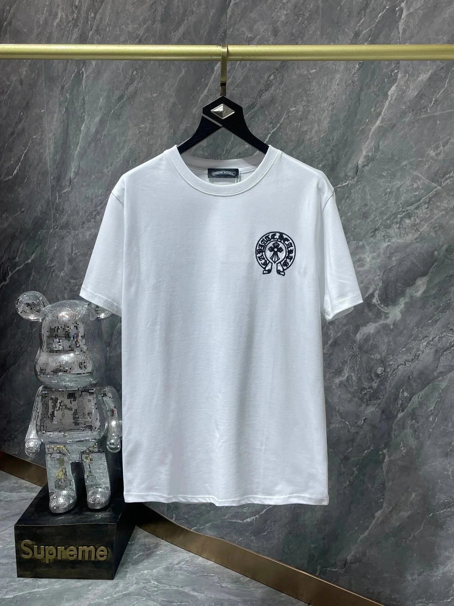 Chrome Hearts T-Shirts logo graphic short-sleeve T-shirt — 35
