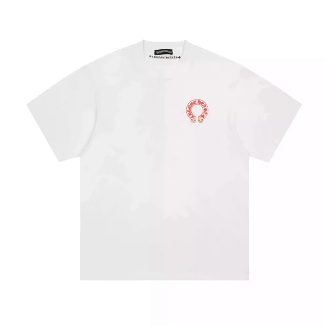 Chrome Hearts T-Shirts Short-sleeve graphic T-shirt with cross motifs product detail image 3