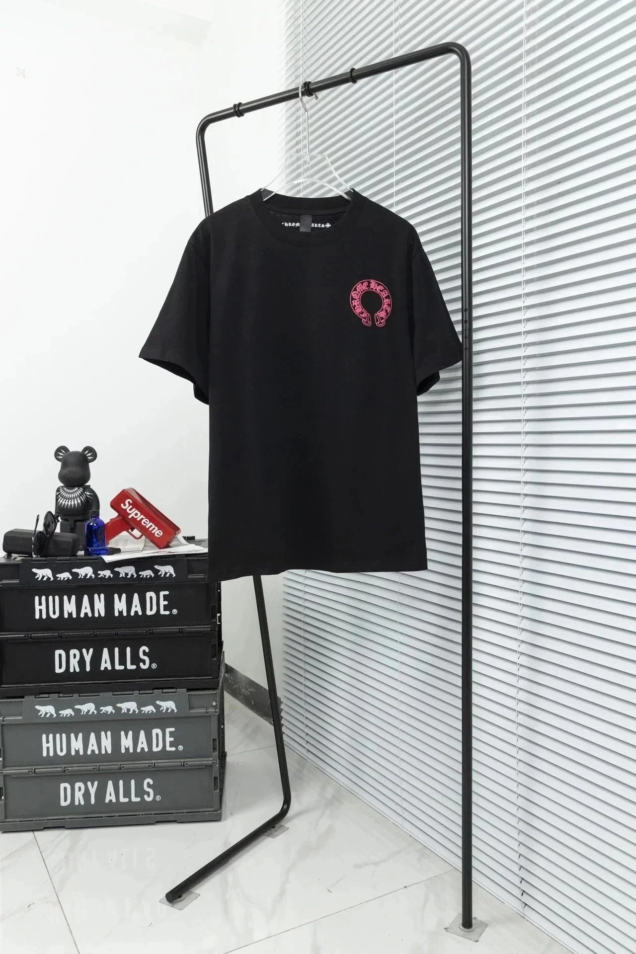Chrome Hearts T-Shirts Short-sleeve graphic T-shirt with cross motifs — 28