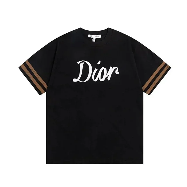 Dior T-Shirts Short-Sleeve Graphic Print product detail image 8